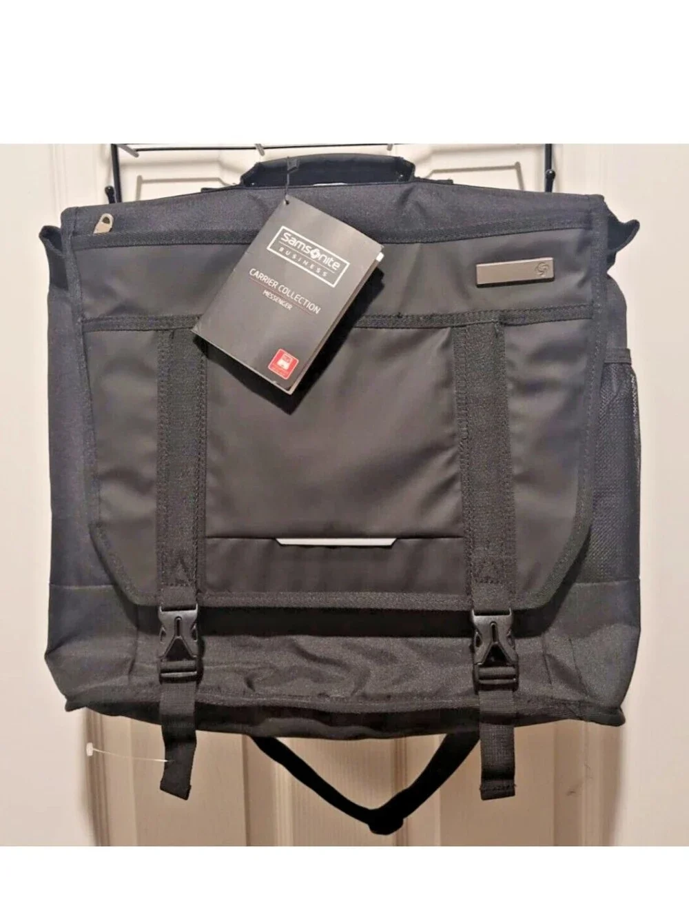 Samsonite Black Carrier Business Briefcase Messenger Bag , Large NWT